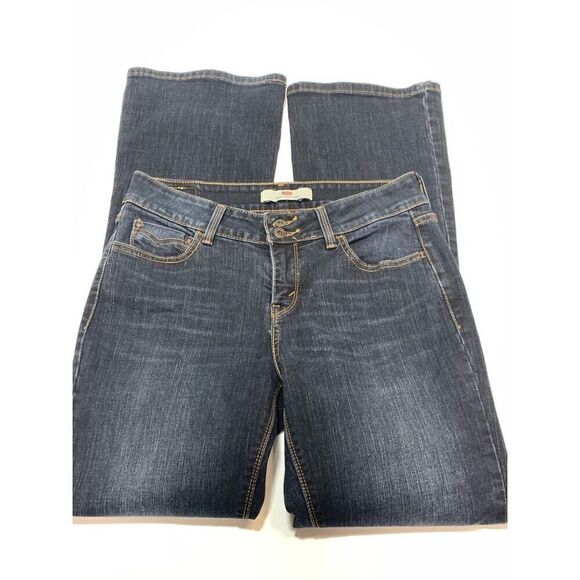 Levi's Women's Five Pocket Style Denim 526 Slender Boot Jeans Blue Size 8 - Picture 1 of 9